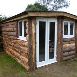 Can I let a log cabin in my garden?