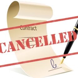 End of contract with letting agent and end of tenancy