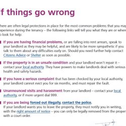 If you have a serious complaint your Landlord cannot evict you for 6 months!