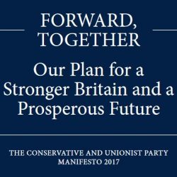 Conservative Manifesto 2017 for the PRS