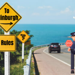 Is it legal to drive to Edinburgh?