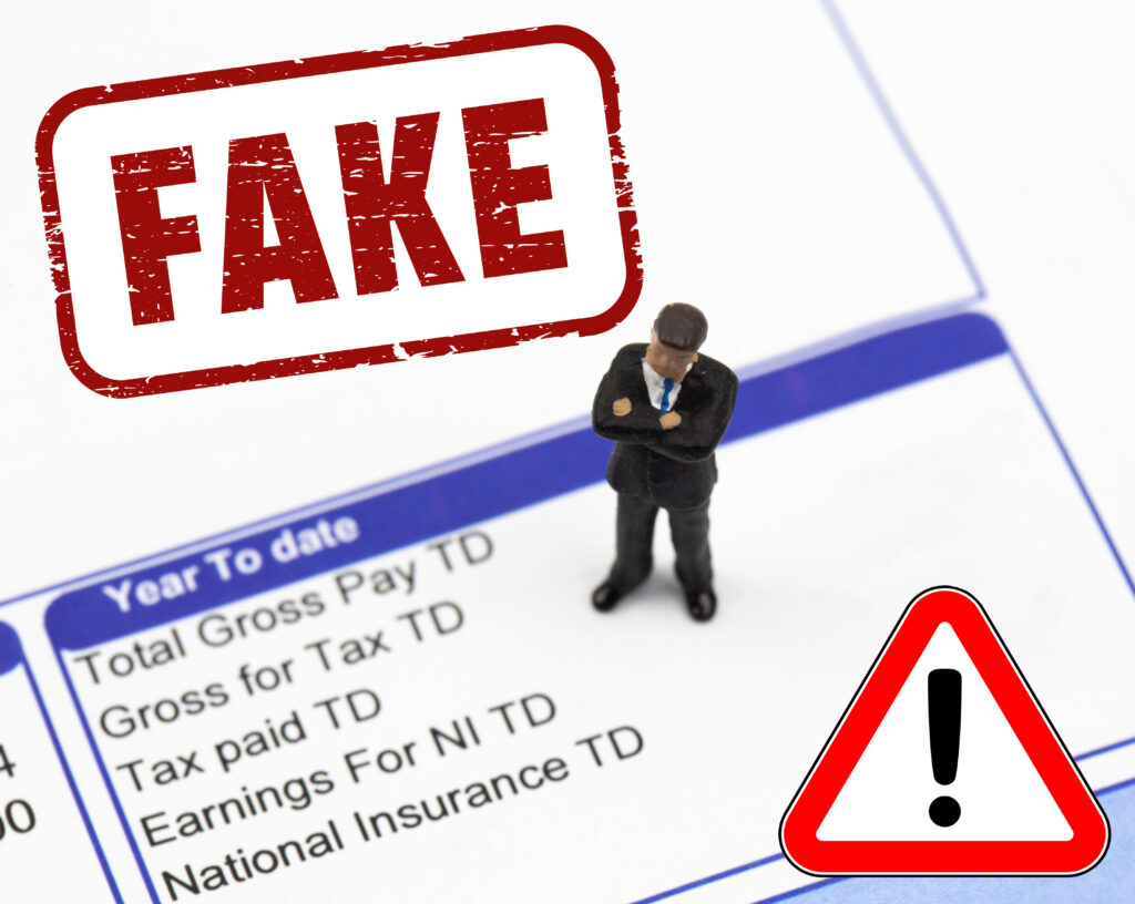 Landlords warned of fake payslip scam