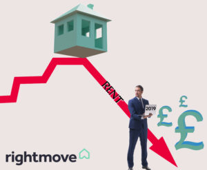 Rents outside London fall for the first time since 2019